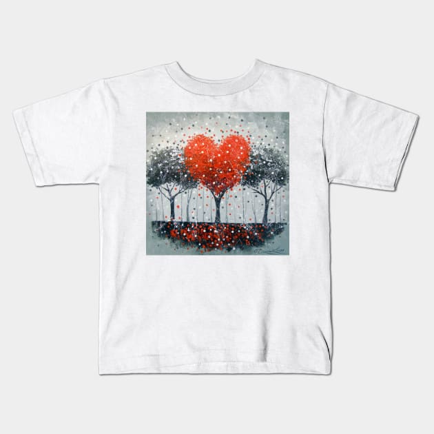 Love tree Kids T-Shirt by OLHADARCHUKART